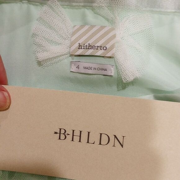 NEW! Anthropologie BHLDN X Hitherto Tiered Ruffled Tulle Midi Skirt - Size 4 - Picture 8 of 10